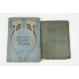 Two early 20th Century postcard albums and cards including military, belles, humorous, British and