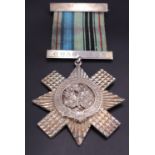 [ Bagpipes ] An Edwardian Scottish Pipers' Society prize medallion, engraved verso "First Prize