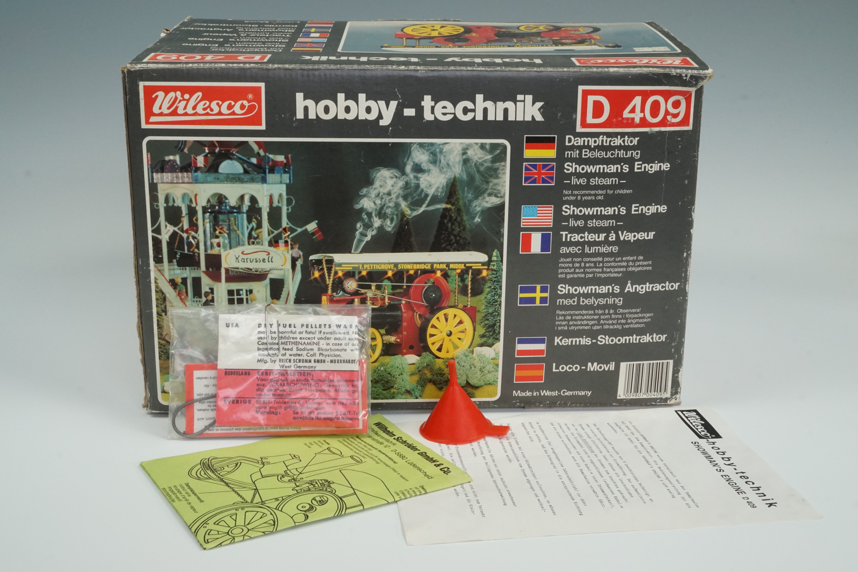 A boxed Wilesco Hobby-Technik D409 Showman's live steam traction engine - Image 3 of 3