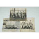 Three inter-War photographs of RAF personnel serving in India, approx 23 cm x 28 cm