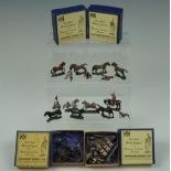 A large quantity of "Hinchcliffe Models Fine Cast Metal Figures" hand-painted Napoleonic wargames
