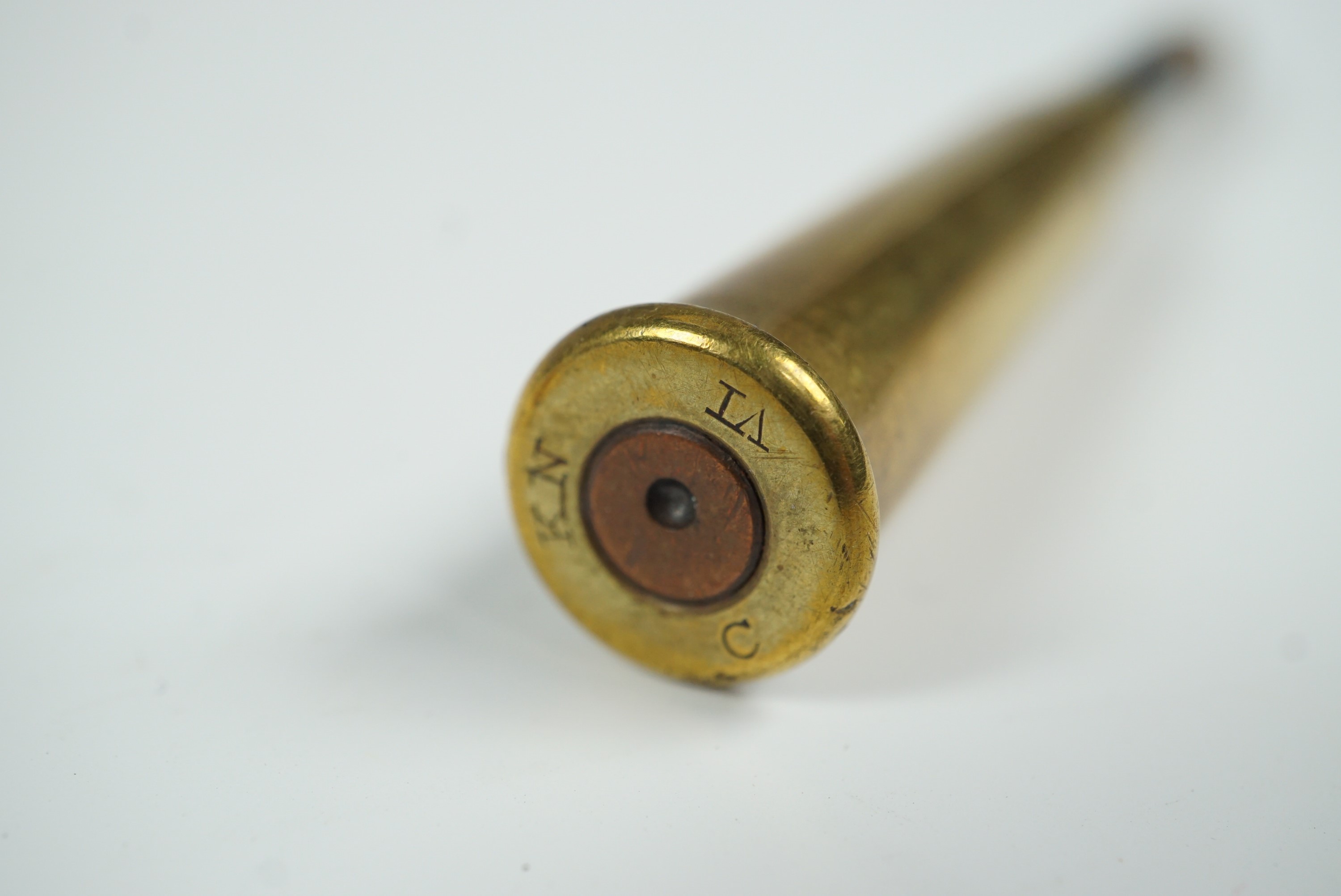 A Great War .303 cartridge case "bullet" pencil - Image 2 of 3