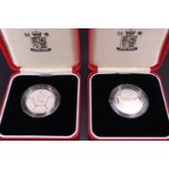 A 1996 Royal Mint silver proof Piedfort "A Celebration of Football" two pound coin, cased with