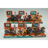 Two 1970s Britains Deetail sets of Napoleonic Wars cavalry toy soldiers in original printed card