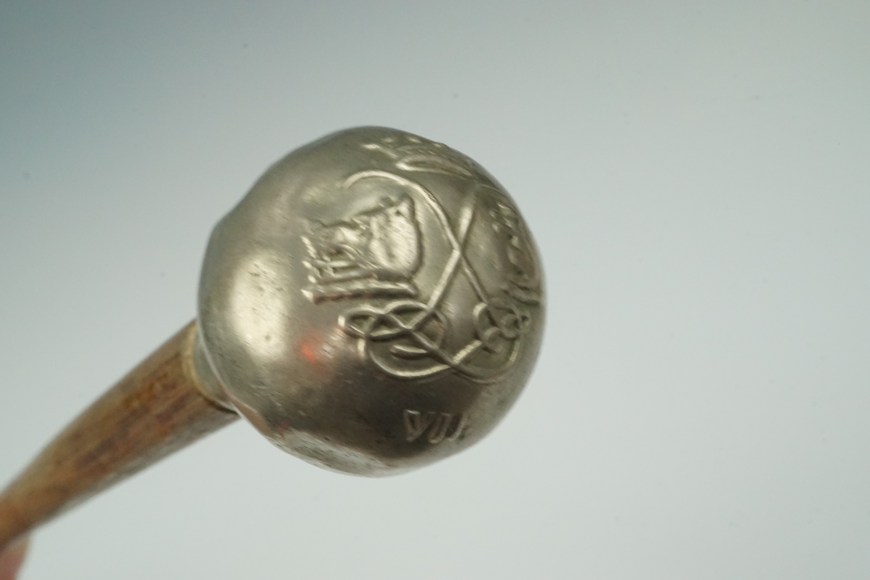 A Great War 7th Battalion Argyll and Sutherland Highlanders swagger stick - Image 2 of 2