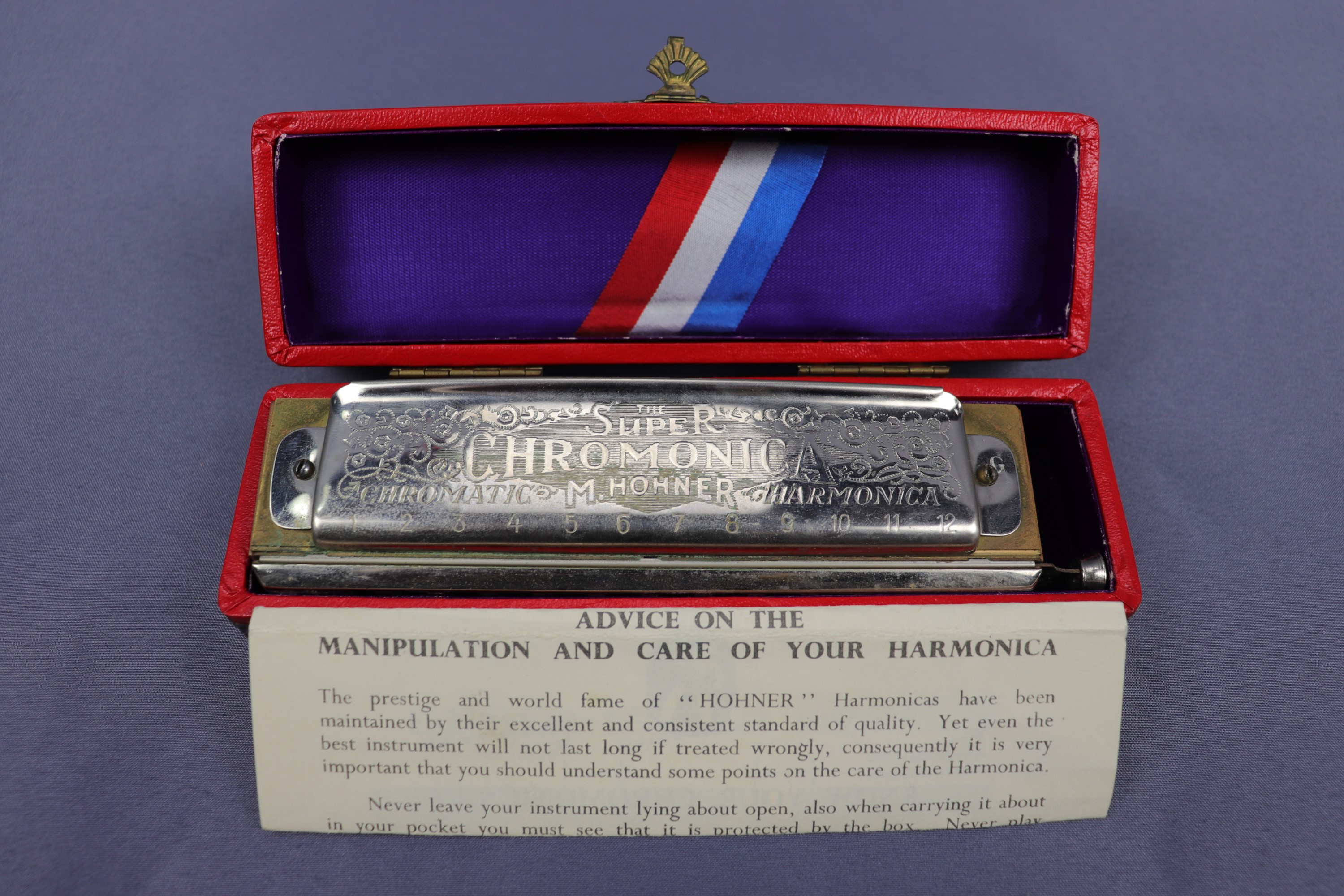 [ Harmonica ] A Hohner "The Super Chromonica" - Image 2 of 2