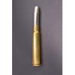 A Great War .303 cartridge case "bullet" pencil