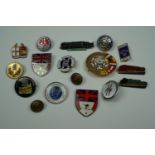 Sundry railway and other badges and buttons