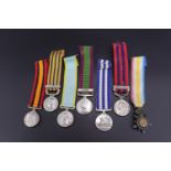Sundry miniature campaign medals