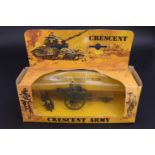 A Crescent Toy Co No 1249 die-cast 18-pounder Field Gun in original carton