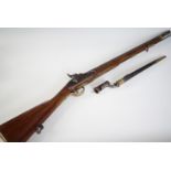 A Victorian Constabulary percussion carbine and bayonet