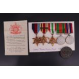 A Second World War group of casualty campaign medals, those of Captain James Mosley Mayne, Royal