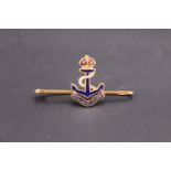 A Royal Naval Division sweetheart brooch