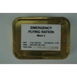 A late 20th Century British military Emergency Flying Ration Mark 4