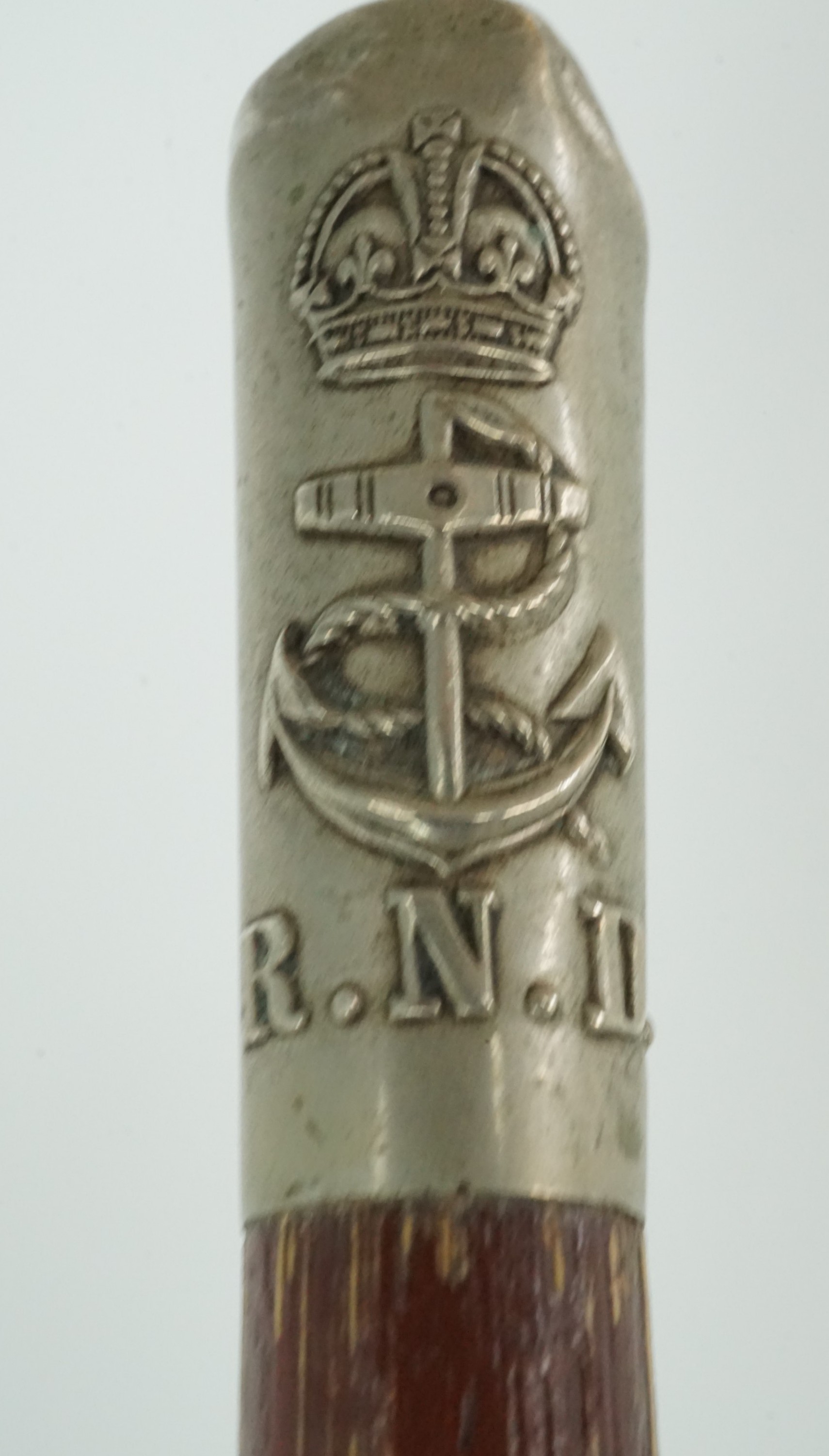 A Great War Royal Naval Division swagger stick - Image 2 of 2