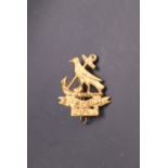 A Royal Naval Division Hood Battalion collar badge