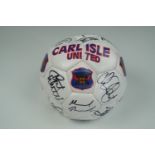 A signed Carlisle United 1998-99 season football