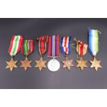 A collection of Second World War campaign medals, (7)