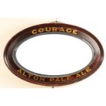A George V Courage Alton Pale Ale pub mirror, 81 cm x 52 cm