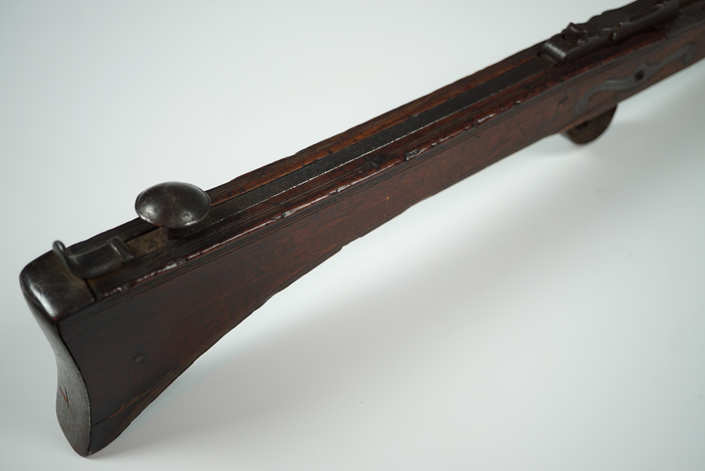 [ Crossbow ] An 18th Century English stone bow or prod - Image 6 of 7
