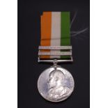 A King's South Africa medal to 3417 Pte J Vaughan, KOSB