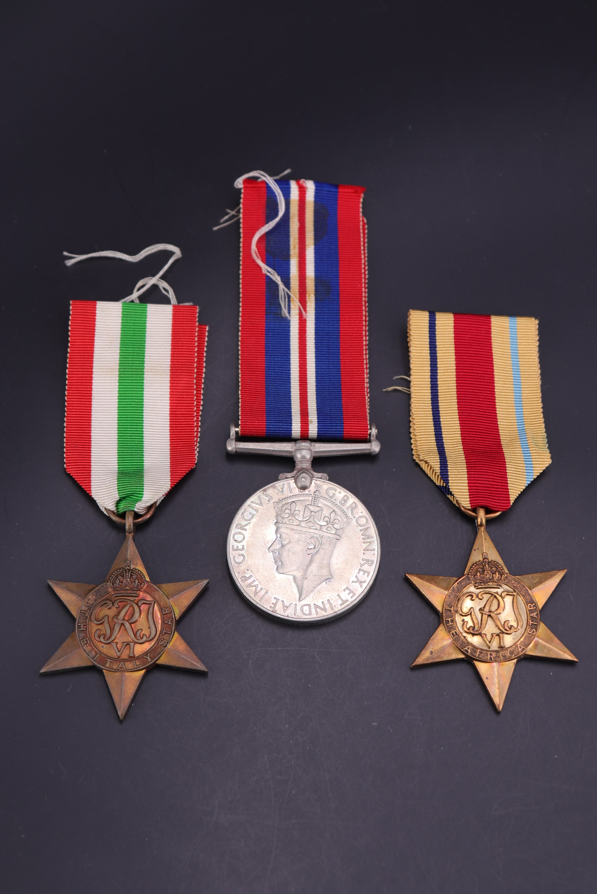 Three Second World War campaign medals