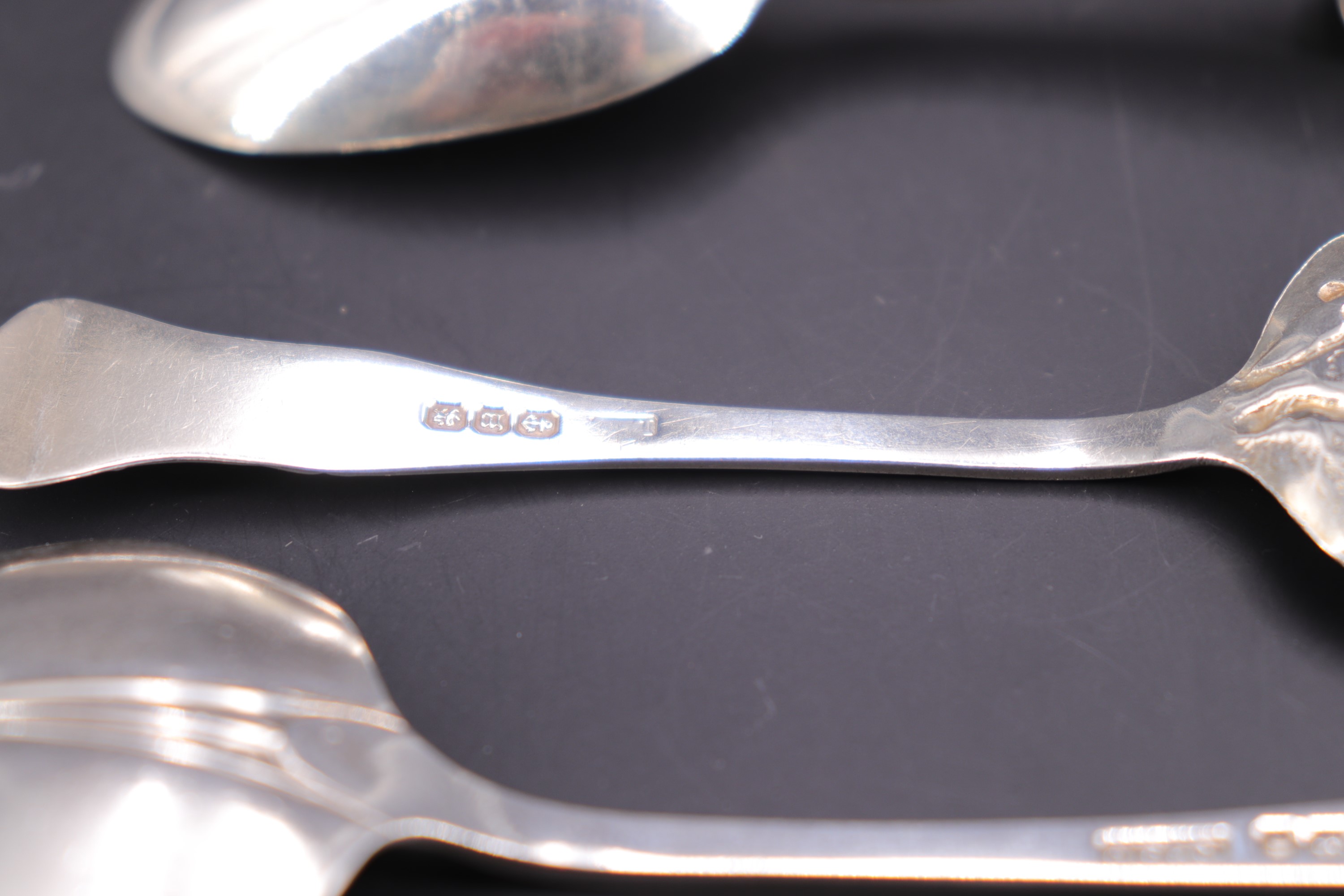 A George V silver trefid pattern caddy or preserve spoon, Harrison Fisher & Co, Sheffield , 1935, - Image 3 of 3