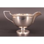 A George VI silver cream jug