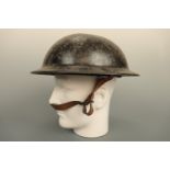 A Second World War Home Front Plasfort type helmet