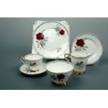 A Royal Stafford "Roses To Remember" tea set