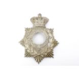 A Victorian 3rd Durham Rifle Volunteers other rank's Home Service Pattern helmet plate