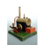 A Latimer toy live steam engine, circa 1950, 20 cm high