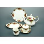 A quantity of Royal Albert Old Country Rose tea and dinnerware, approximately 75 items