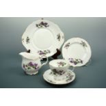 A Duchess "Violets" pattern tea set