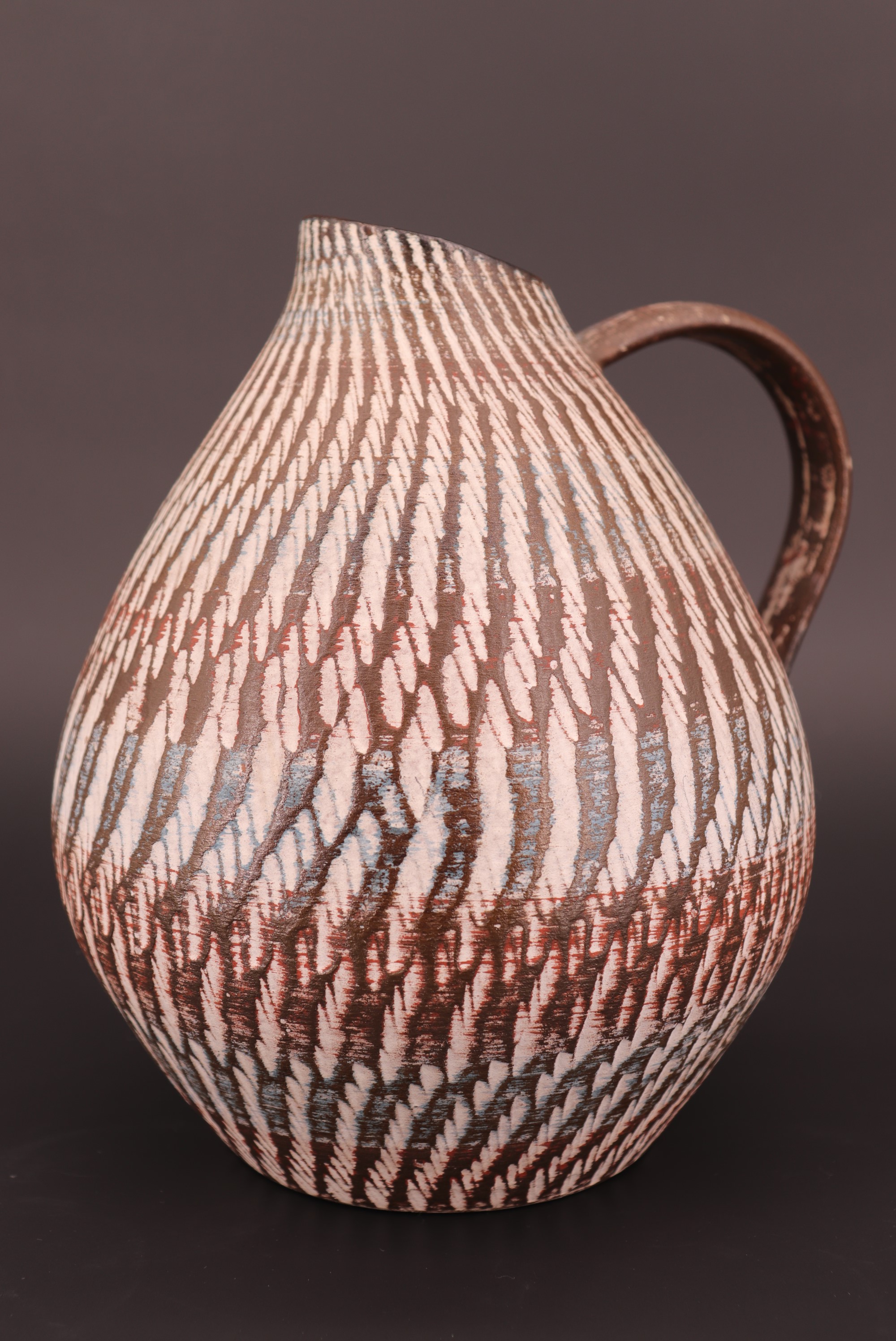 A Dee-Cee West German ceramic flower jug, 19 cm