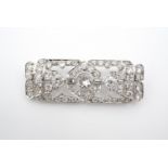 An Art Deco diamond brooch