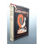 A 1940s American illustrated volume on the subject of embroidery; Catherine Christopher, "The