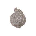 A Victorian 55th (Westmorland) Regiment of Foot glengarry badge