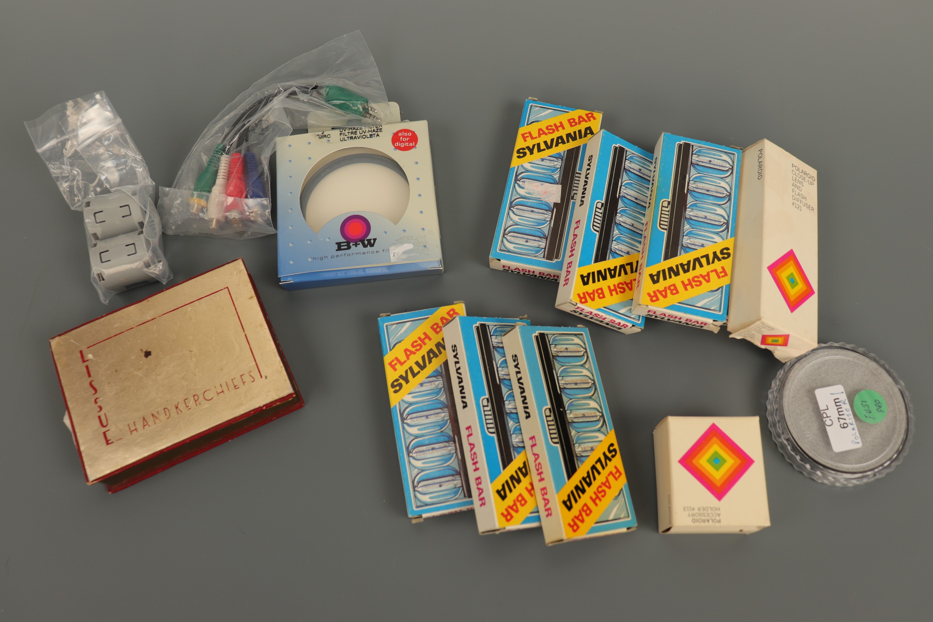 A quantity of vintage photographic equipment, including boxed Sylvania flash bars - Image 2 of 2
