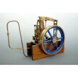 A model live steam grasshopper beam engine, 19 cm