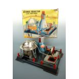 A 1950s Linemar Toy J-4816 "Atomic Reactor with Battery", in original carton