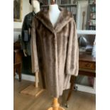 A 1940s lady's Sister Minquilla fur coat
