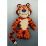 A vintage Thomas Tudor Toy "Tony" the Tiger Kellogg's mascot, 57 cm