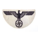 A German Third Reich army sports vest national emblem