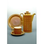 Hornsea Saffron coffee and dinnerware