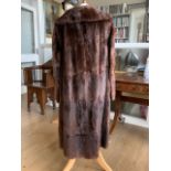 A 1940s lady's fur coat