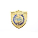 A Cold War Allied Forces Mediterranean enamelled gilt metal badge, 4.5 cm