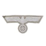 A German Third Reich army other ranks tunic breast national emblem