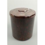 A Bakelite "Classic Curly Cut" tobacco jar, 15 cm