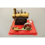 A Mamod SE 2 live steam stationary engine, 13 cm